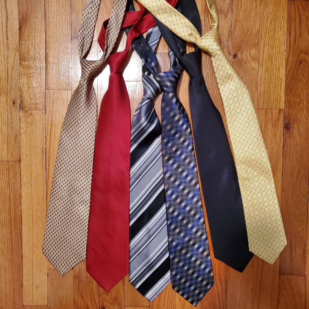 Men's Ties Set Of 6 Assorted